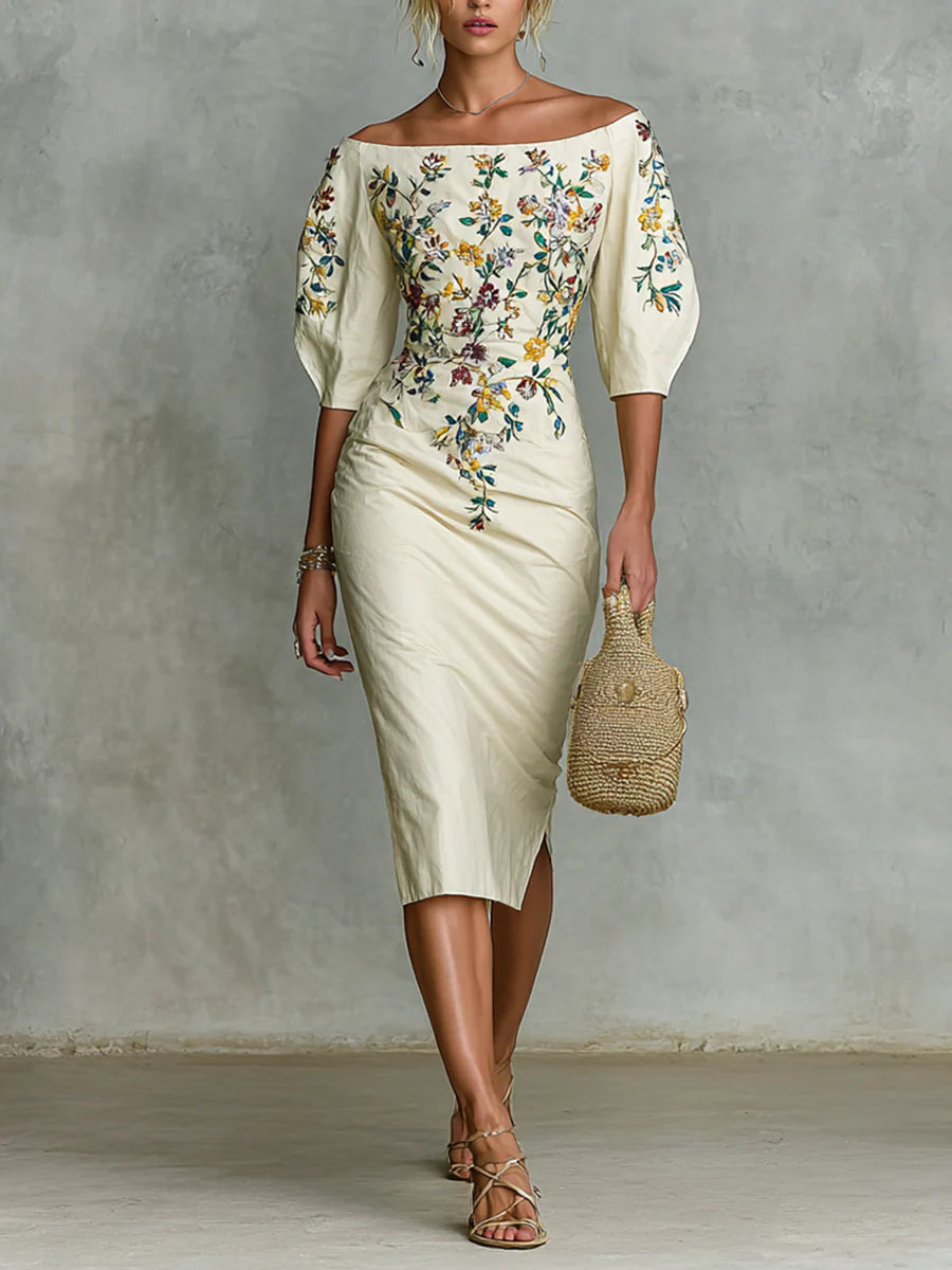 Joelle™ Floral Slit Dress