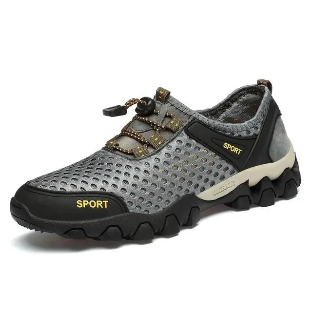 Alfie – Mesh Trail Sneakers with Rugged Grip Sole