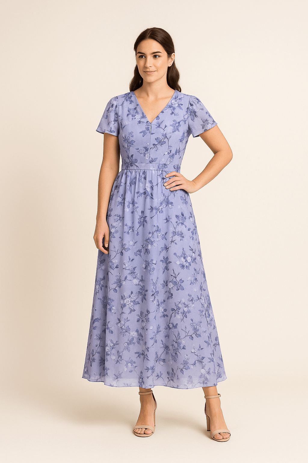 Orla Midi Dress – Refined Elegance, Soft Fit, Everyday Confidence