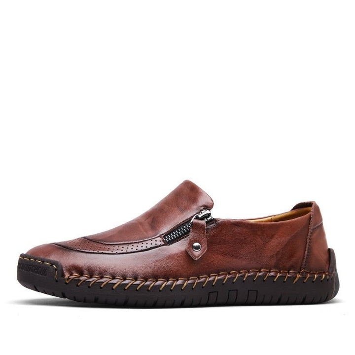 Lennox – Men's Slip-On Leather Loafers with Modern Fit