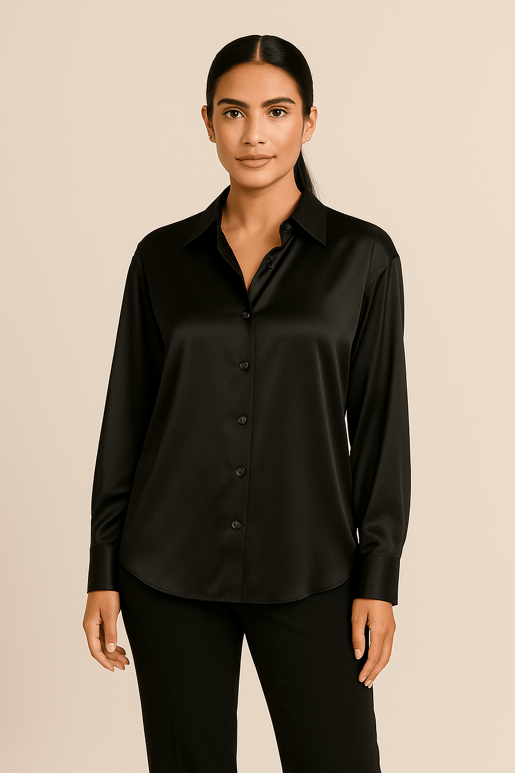 Luisa Silk Blouse – Elegant & Sleek