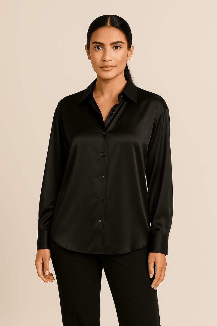 Luisa Silk Blouse – Elegant & Sleek