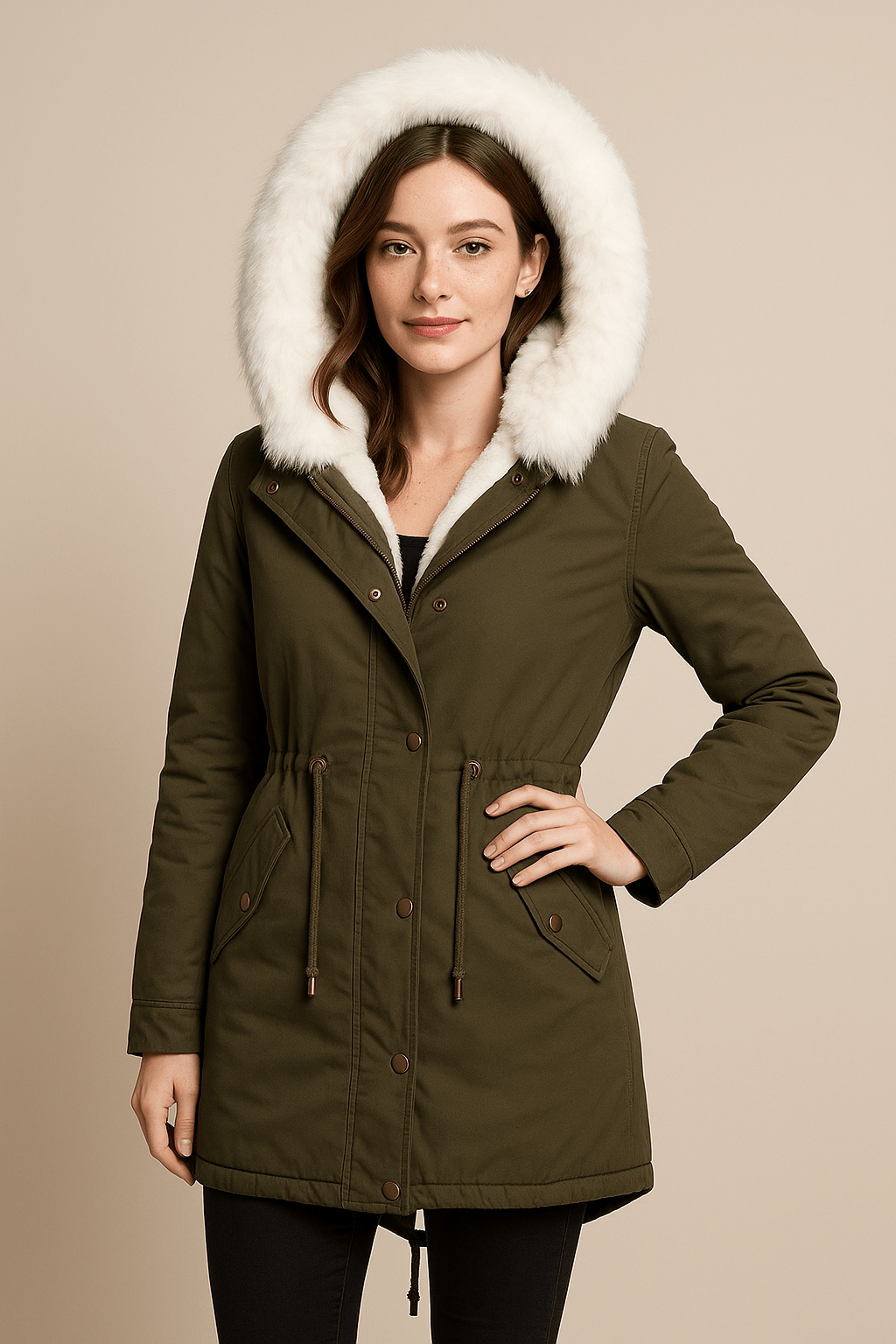 Ronja – Women’s Long Sleeve Warm Winter Coat